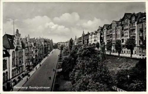 Ak Flensburg in Schleswig Holstein, Toosbüystraße