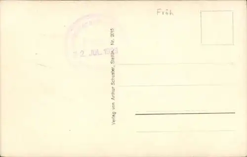 Ak Seemotorschnellschiff Preußen, Reederei Braeunlich Stettin