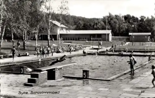 Ak Syke in Niedersachsen, Schwimmbad