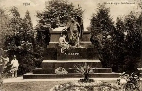 Ak Essen im Ruhrgebiet, Alfred Krupp's Grabdenkmal