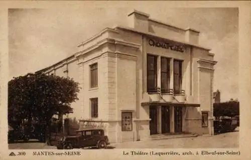 Ak Mantes sur Seine Yvelines, Theater