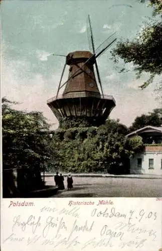 Ak Potsdam, Historische Mühle