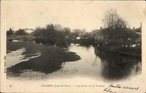 Ak Salbris Loir et Cher, les bords de la Sauldre