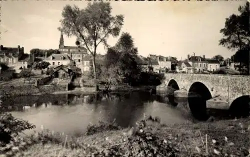 Ak Candé sur Beuvron Loir et Cher, vue generale