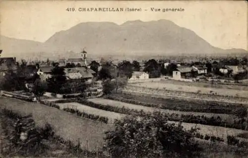 Ak Chapareillan Isere, Gesamtansicht