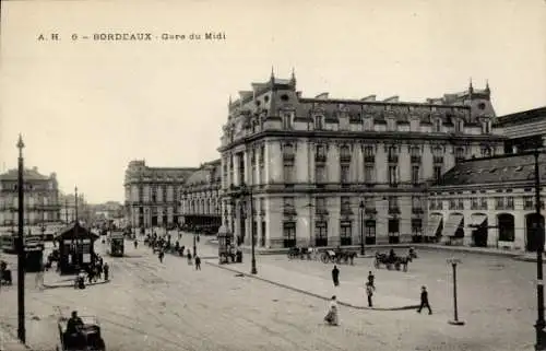 Ak Bordeaux Gironde, Gare du Midi