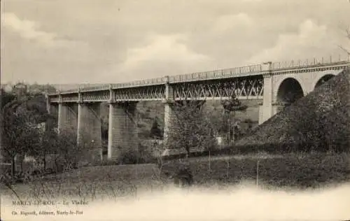 Ak Marly le Roi Yvelines, Viadukt