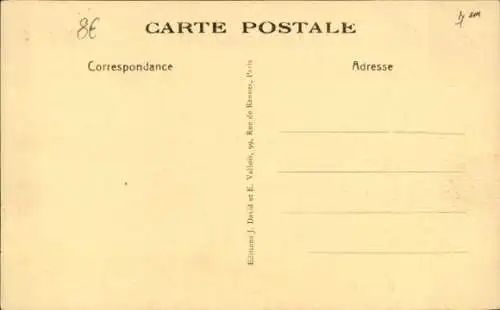 Ak Paris VII, Boulevard des Invalides, Lycée Victor Duruy