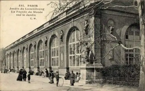 Ak Paris VI, Jardin du Luxembourg, Museum