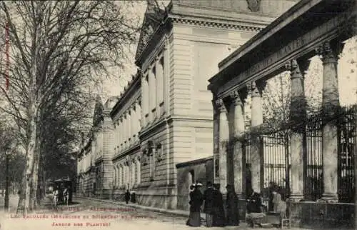 Ak Toulouse Haute Garonne, Allée St. Michet, Les Facultés et Forte du Jardin des Plantes