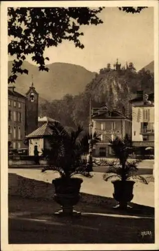 Ak Ax les Thermes Ariege, Place du Breith, Rocher de la Vierge