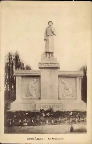 Ak Rosieres Ardèche, Le Monument