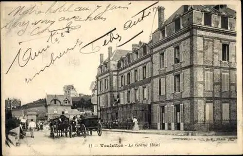 Ak Veulettes sur Mer Seine Maritime, Grand Hotel