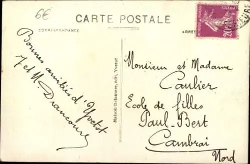 Ak Yvetot Seine Maritime, Manoir du Fay, habite par Corneille