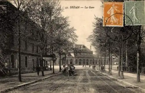 Ak Sedan Ardennen, Bahnhof