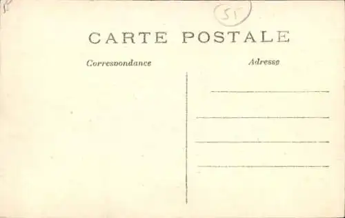 Ak Jouville Meuse, Le Bureau de Postes occupe par les Allemands, Grande Guerre 1914