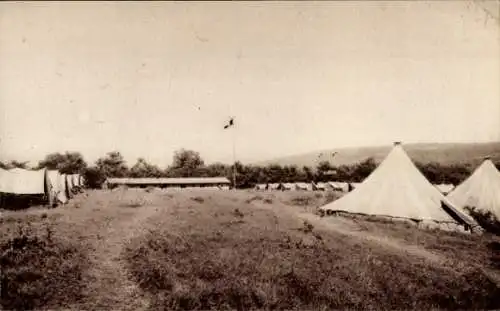 Ak Bourg en Bresse Ain, Chantiers de la jeunesse française (CJF), Sommerlager