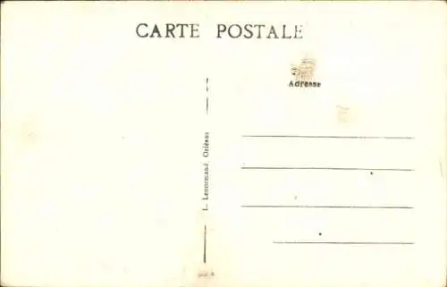 Ak Meung sur Loire Loiret, Blick auf die Insel