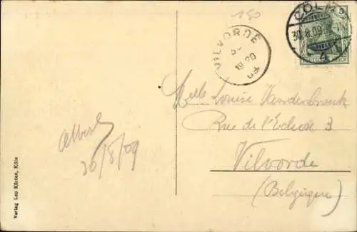 Ak Köln am Rhein, Rheinufer, Dombrücke, Dom