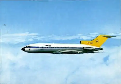 Ak Deutsches Passagierflugzeug, Condor, Boeing 727 30 Europa Jet