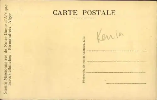 CPA Kenia, Mission Afrique, Kivou, Retour de Champs