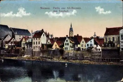 Ak Hansestadt Bremen, Alt Bremen, Teerhof