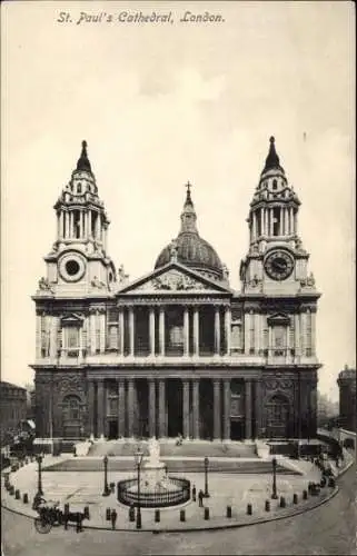 Ak London City England, St. Pauls Kathedrale