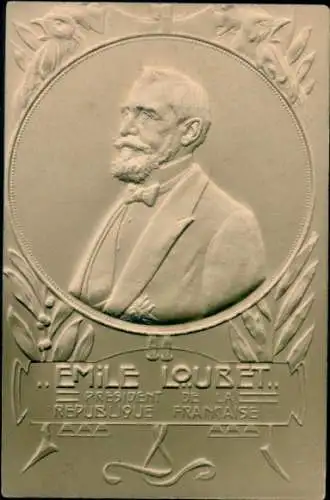 Präge Ak Emile Loubet, Präsident der Französischen Republik