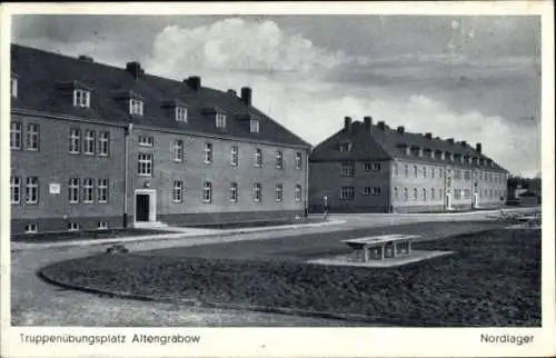 Ak Altengrabow, Blick auf den Truppenübungsplatz, Nordlager