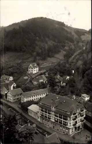 Ak Bad Berneck im Fichtelgebirge Bayern, Teilansicht