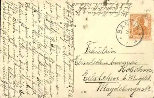 Ak Hansestadt Lübeck, Geibeldenkmal