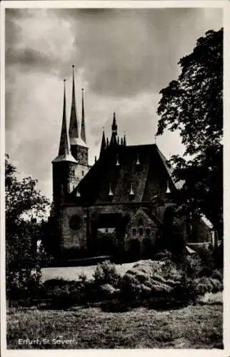 Ak Erfurt in Thüringen, Sankt Severi-Kirche