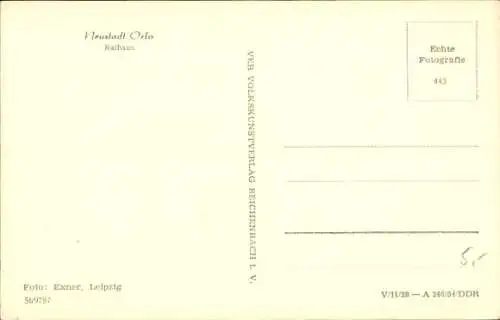 Ak Neustadt an der Orla, Rathaus