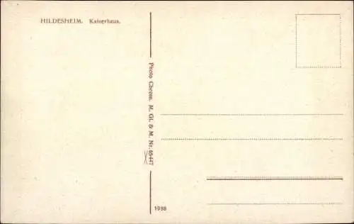 Ak Hildesheim in Niedersachsen, Kaiserhaus