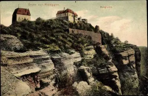 Ak Nideggen in der Eifel, Burgruine