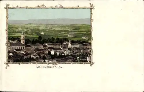 Passepartout Ak Markneukirchen im Vogtland Sachsen, Panorama