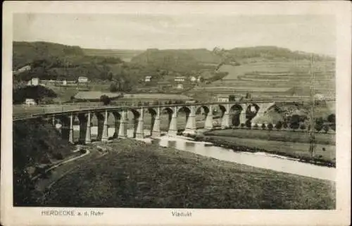 Ak Herdecke an der Ruhr, Viadukt