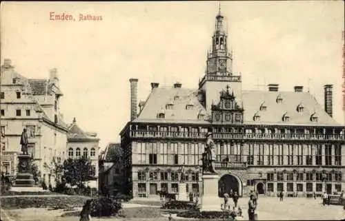 Ak Emden in Ostfriesland, Rathaus