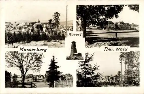 Ak Masserberg in Thüringen, Panorama