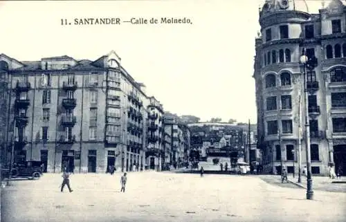 Ak Santander Kantabrien Spanien, Calle de Molnedo