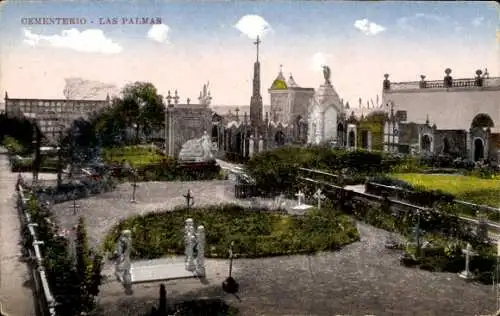 Ak Las Palmas de Gran Canaria Kanarische Inseln, Friedhof