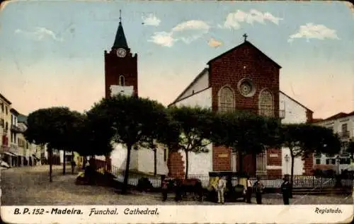 Ak Funchal Insel Madeira Portugal, Kathedrale