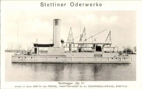 Ak Stettiner Oderwerke, Spülbagger Sp II