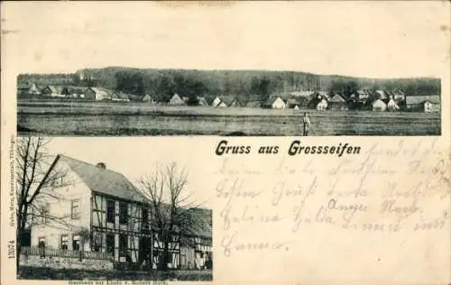 Ak Großseifen im Westerwald, Gesamtansicht, Gasthaus zur Linde