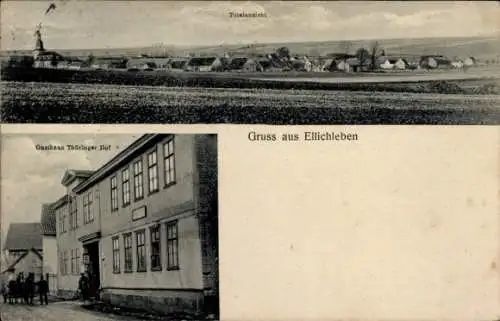 Ak Ellichleben Witzleben in Thüringen, Gesamtansicht, Gasthaus Thüringer Hof