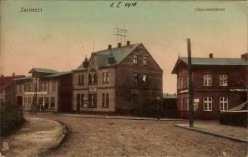 Ak Zarrentin am Schaalsee, Chausseestraße