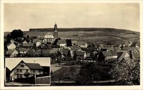 Ak Unterreichenbach Birstein in Hessen, Gesamtansicht, Gasthaus zum Isenburger Hof