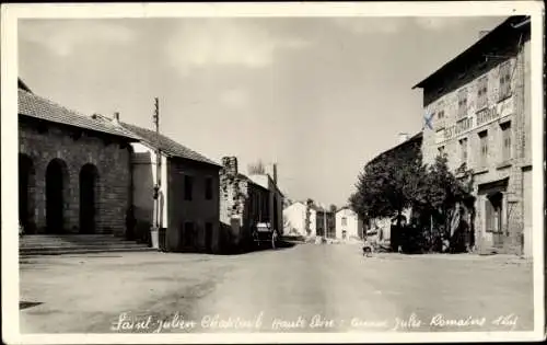 Ak Saint Julien Chapteuil Haute Loire, Avenue Jules Romains