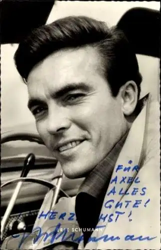 Ak Schauspieler Erik Schumann, Portrait, Autogramm