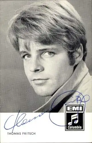 Ak Sänger Thomas Fritsch, Portrait, EMI Columbia Records